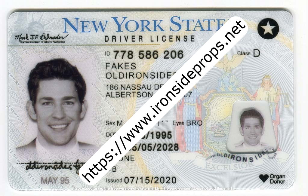 New York Driver License(NY O21 2020)