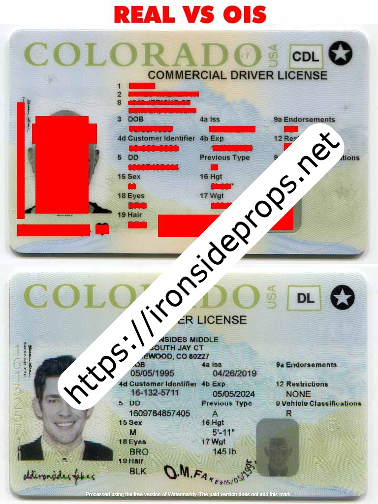 Colorado Driver License(New CO)