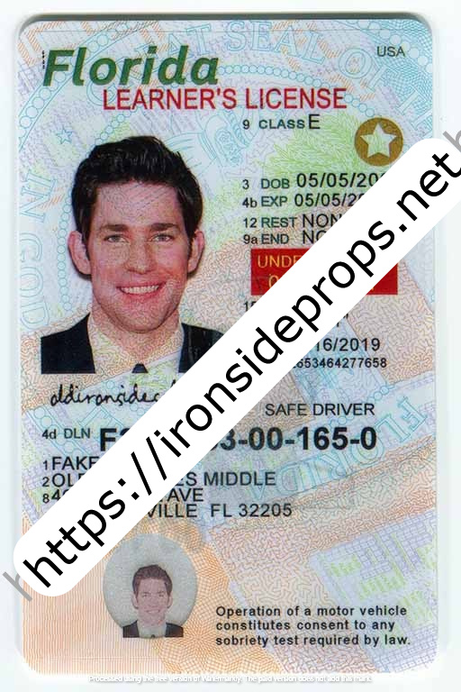 Florida Driver License(New FL U21 LEARNER)