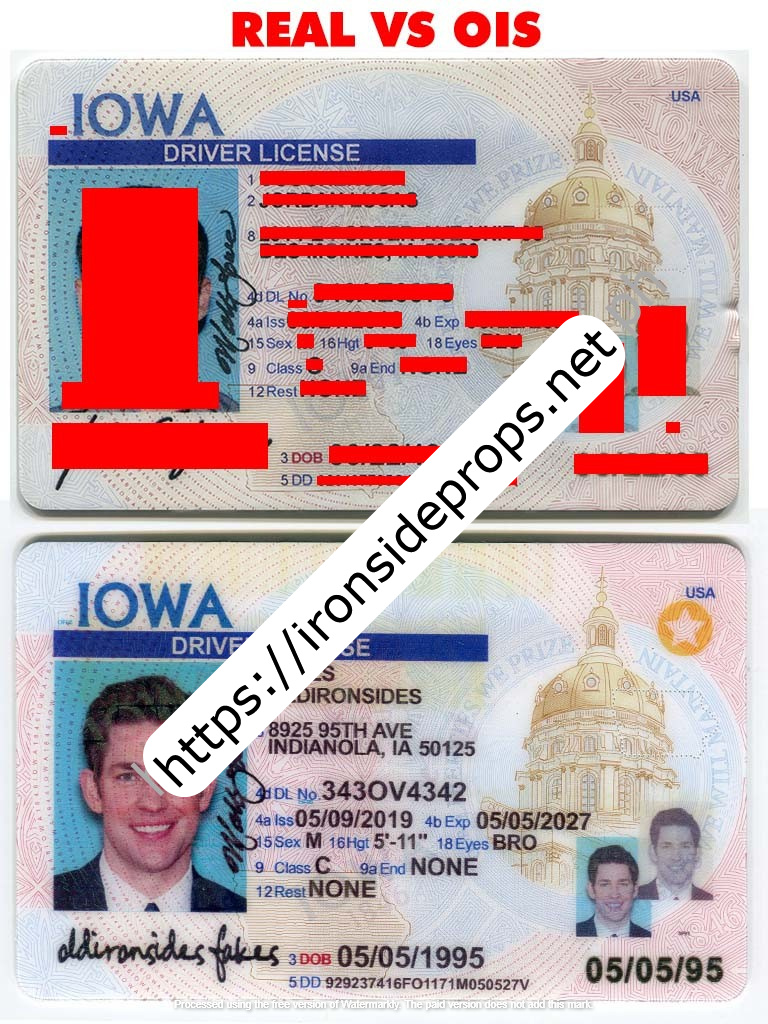 Iowa Driver License (IA)