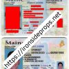 Maine Driver License (New ME)