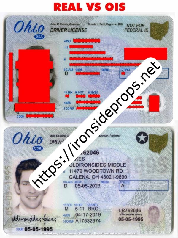 Ohio Driver License(New OH) – Ironside Props