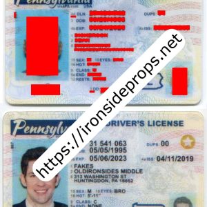 Pennsylvania Driver License(Old PA)