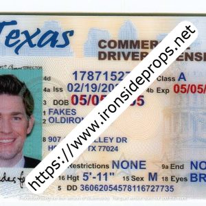 Texas Driver License(Old TX O21 CDL)