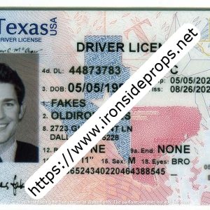 Texas Driver License(New TX O21 2020)