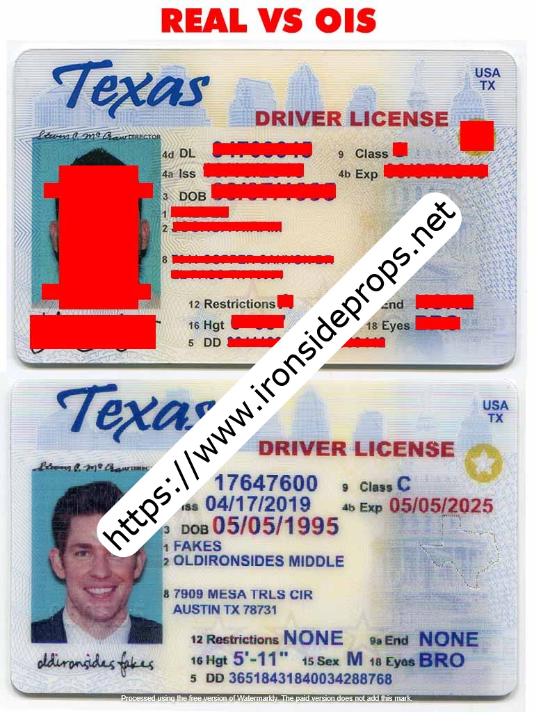 Texas Driver License(Old TX O21)