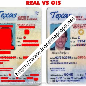 Texas Driver License(Old TX U21)