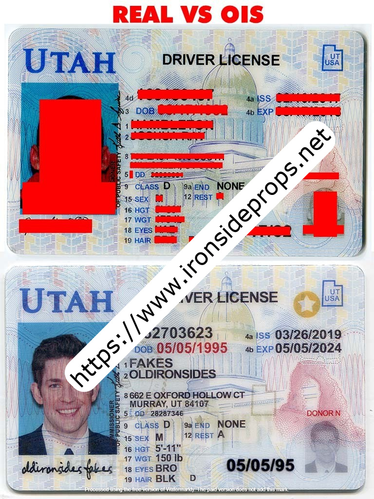 Utah Driver License(UT O21)
