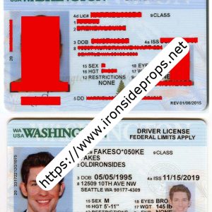 Washington Driver License(New WA)